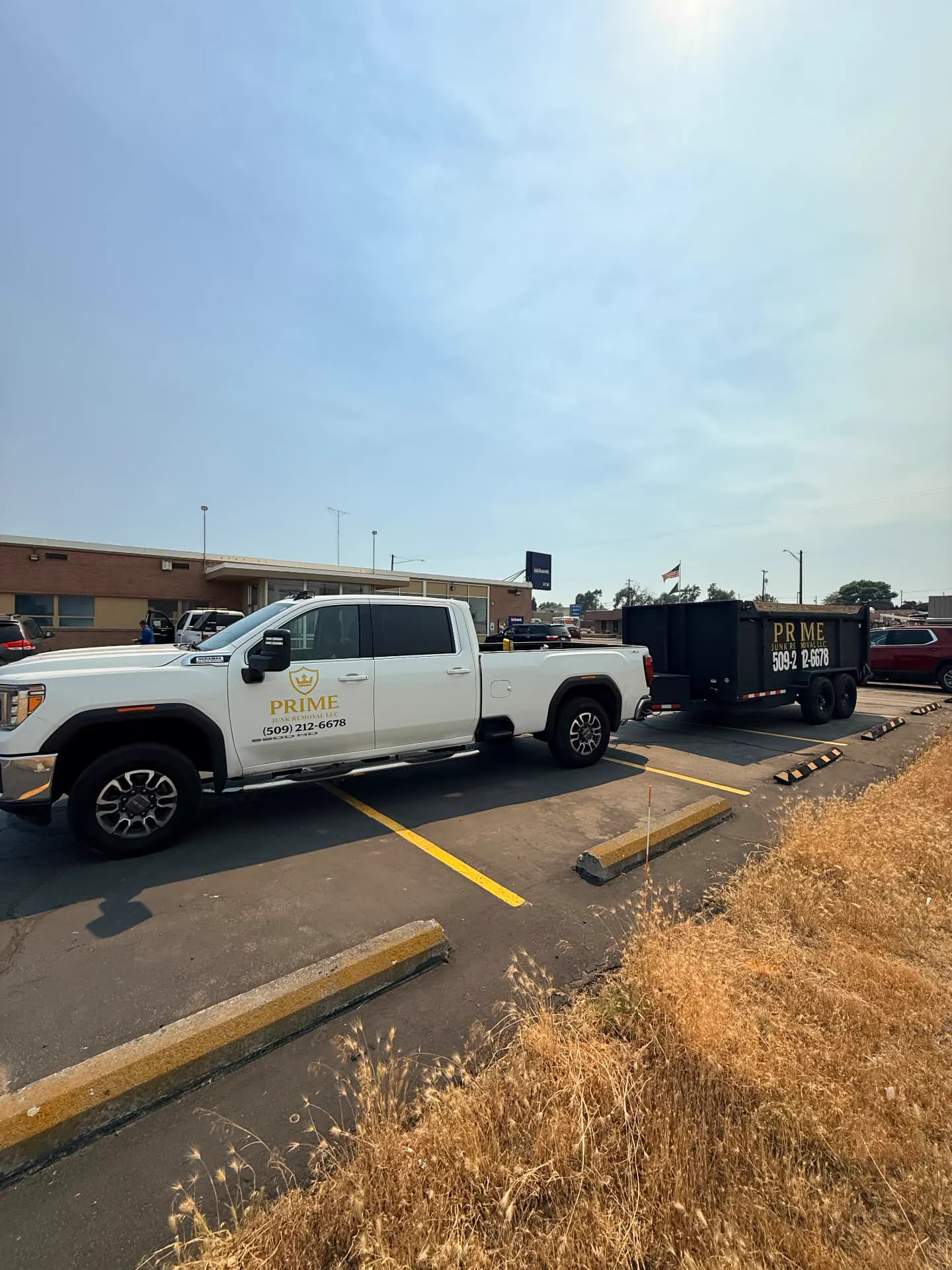 Prime crew completing a commercial property cleanout
