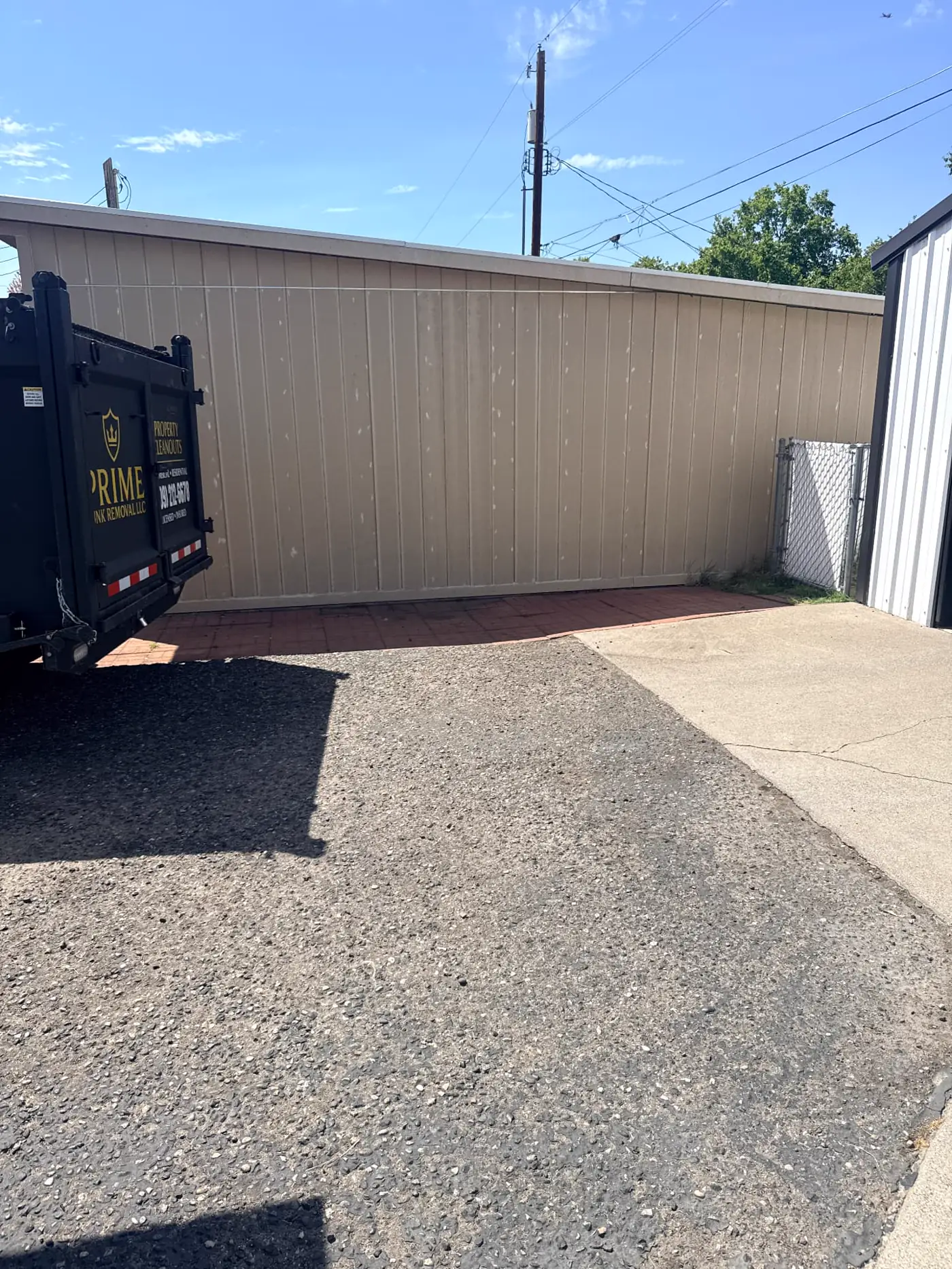 Alley Cleanup With Prime Truck